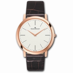 JAEGER LECOULTRE MEN'S MASTER 39MM LEATHER BAND MECHANICAL WATCH Q1292520
