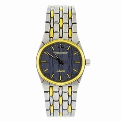 VINTAGE Jaeger Le Coultre Albatros Winding SS & Gold Quartz Women's Watch