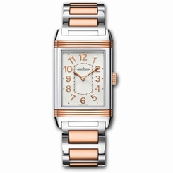 JAEGER LECOULTRE WOMEN'S REVERSO TWO TONE STEEL BRACELET QUARTZ WATCH Q3204120