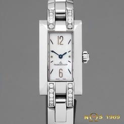 JAEGER - LECOULTRE IDEALE Ref.460.8.86 STEEL MOP DIAL & DIAMONDS