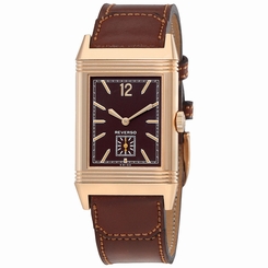 Jaeger LeCoultre Grande Reverso Ultra Thin Brown Dial Automatic Mens Watch