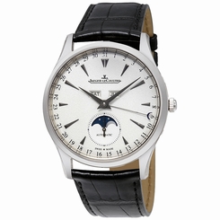 Jaeger LeCoultre Master Ultra Thin Calendar Automatic 18K White Gold Mens Watch