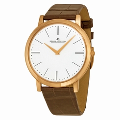 Jaeger LeCoultre White Dial Pink Gold Mens Watch Q1292520