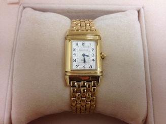 Jaeger-LeCoultre Reverso Duetto Watch 18K Yellow Gold
