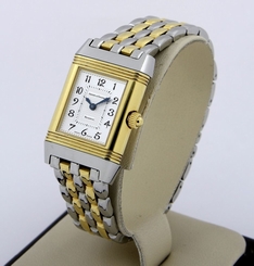 JAEGER LeCOULTRE  Reverso Duo (266.5.44) Two Time Zones, Steel & 18K Yellow Gold
