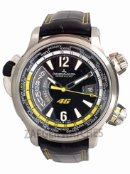 Jaeger LeCoultre Master Compressor W-Alarm 46 Q177T47V Like New Mens Watch