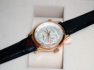 Jaeger LeCoultre JLC Master Geographic 38mm 18kt Rose Gold On Strap Q1422420