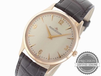 JAEGER LECOULTRE MASTER ULTRA THIN CREAM 18K ROSE GOLD JLC-Q1342420 Q1342420