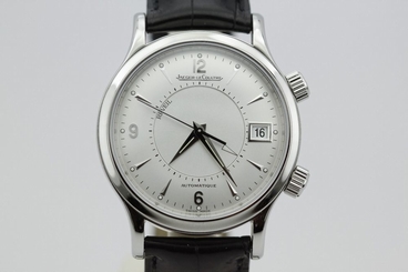 Jaeger LeCoultre Memovox Stainless Steel Reveil Alarm 141.8.97 Serviced 6/20/16