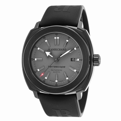 Jeanrichard Terrascope 60500-11-209-FK6A Mens Grey Dial Watch with Rubber Strap
