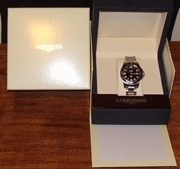 Longines Men's L36944536 'Hydroconquest' Stainless steel Watch