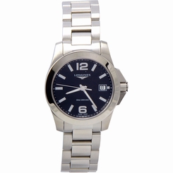 Longines Conquest Women's Watch Black Dial Sapphire Quartz L33774586