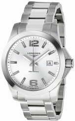Longines L36594766 / L3.659.4.76.6 Conquest Collection Men Steel Watch New Orig