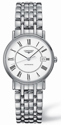 Longines L4.821.4.11.6 Presence Automatic with White Dial Men's Watch - NEW