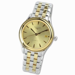 Longines Flagship L47743327 / L4.774.3.32.7 Automatic Men Two-toned Steel Watch 7612356127077