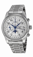 Longines Master Complications Automatic Chrono Moonphase Mens Watch L27734786 7612356174781