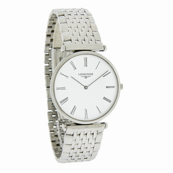 Longines Classique Mens White Dial Swiss Quartz Watch L4.709.4.11.6 703200069906