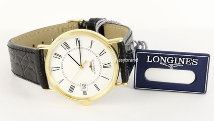 Longines L47202112 / L4.720.2.11.2 La Grande Classique Presence Leather Watch 703200073101