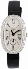 Longines Symphonette Medium Steel & Diamond Womens Strap Watch L2.306.0.71.0