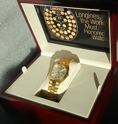 Rare Vintage Longines "Target" Gold Plated Mens Hand Wind Swiss Watch! Cal.528