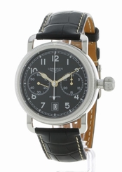 Longines Heritage 41mm Steel/Leather Men's Watch L2.783.4.53.2
