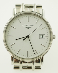 Longines Les Grandes Classiques Presence Quartz Date Watch L4.720.4.12.6 Midsize