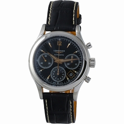 Longines Heritage Leather Chronongraph Automatic Mens Watch L27424560