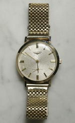Vintage LONGINES Admiral 1200 G.F. 10K Mens Manual Watch. Forstner 12K.G.F. Band