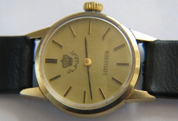 Longines L817.4 Manual Swiss Women Gold Plated Watch Gift King Hussein Jordan
