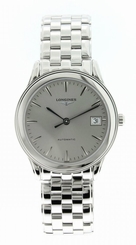 Longines L47744726 / L4.774.4.72.6 Flagship Automatic Date Silver Dial Men Watch