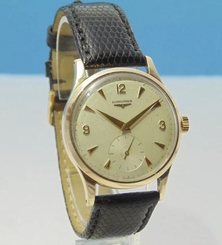 Awesome vintage LONGINES men's 9ct gold 17 jewel watch �C 12.68z serviced, box