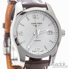 Longines Conquest Classic 40mm Automatic Men's Watch Leather Strap L27854763