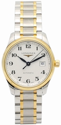 L2.257.5.78.7 NEW AUTHENTIC LONGINES MASTER COLLECTION WOMENS GOLD & STEEL WATCH