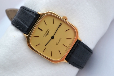 Vintage Longines Gold Plated Quartz Classic Mens Watch 292