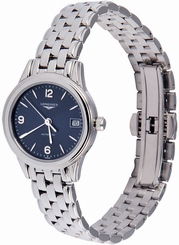 Longines Flagship Automatic Blue Dial Stainless Steel Ladies Watch L42744966