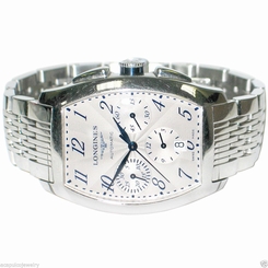 Longines Evidenza L2.643.4 Automatic Chronograph Men's Stainless Steel Watch Pre