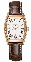 MODEL L2.155.9.71.0 LONGINES EVIDENZA BRAND NEW WOMENS 18K ROSE GOLD WATCH