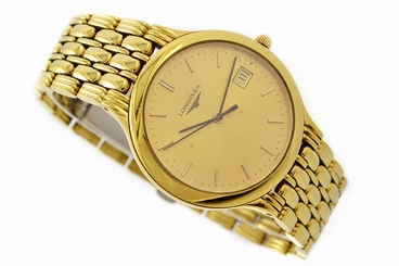 Vintage Longines Classic Gold Plated Midsize Quartz Watch 639