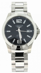 Longines L36764586 / L3.676.4.58.6 Conquest Black Dial Men Auto Watch New Orig 703200179469