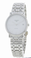 Longines Presence Quartz 34.5mm Steel Women's Watch L4.821.4.12.6