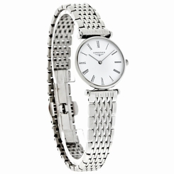 Longines Les Grandes Ladies White Dial Swiss Quartz Watch L4.209.4.11.6 703200069746