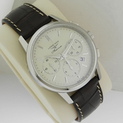 LONGINES Flagship Heritage Silver Dial Chronograph LNG27494722 Retail: $3,300