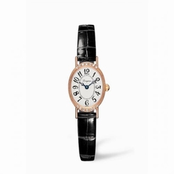 Ladies Longines Les Ravissantes Rose Gold & Diamonds Wrist Watch L5.182.9.73.2