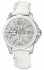 Longines Conquest Automatic Chronograph Steal Ceramic Mens Watch Date L36614860
