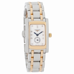 Longines Dolce Vita Ladies 18k Diamond MOP Swiss Quartz Watch L5.155.5.88.7