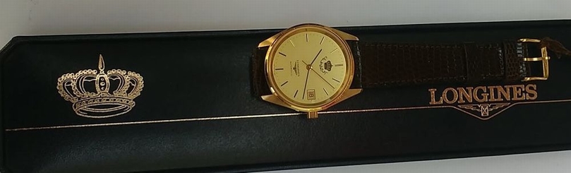 Vintage Longines Automatic Cal L990.1 Men Watch Jordan King Hussein Royal Gift
