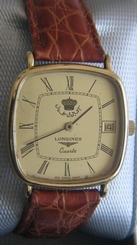 Longines Quartz Cal L970 Royal Jordan King Hussein Swiss Men's Gold Plated Watch