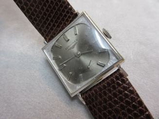 Vintage 10k Gold Filled D&A Longines 370 17 Jewel Men's Wristwatch Grey Dial
