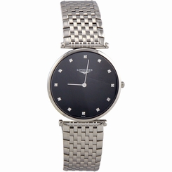 Longines La Grande Classique Black Dial Stainless Steel Mens Watch L47554586