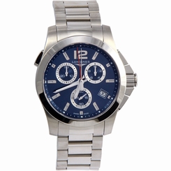 Longines Conquest Men's Watch Round  Blue Dial Sapphire Quartz L37024966